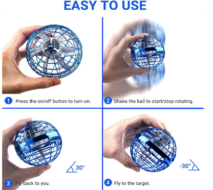 MystiGlide™ Boomerang Flying Ball