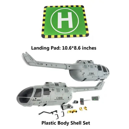 Helicopter Body Shell Receiver Accessories